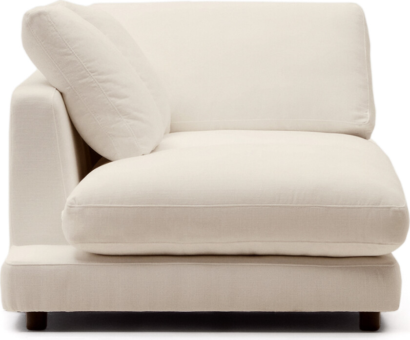 KAVE HOME Gala venstre sjeselong i beige, 193 x 105 cm