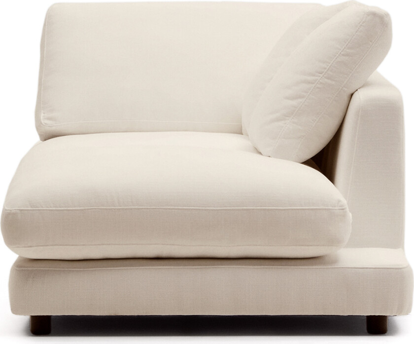 KAVE HOME Gala høyre sjeselong i beige, 193 x 105 cm