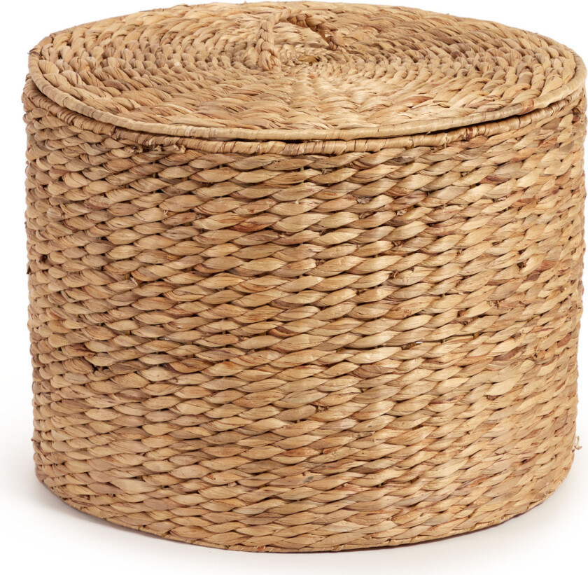 KAVE HOME Yessira skittentøyskurv i naturfiber, 45 cm