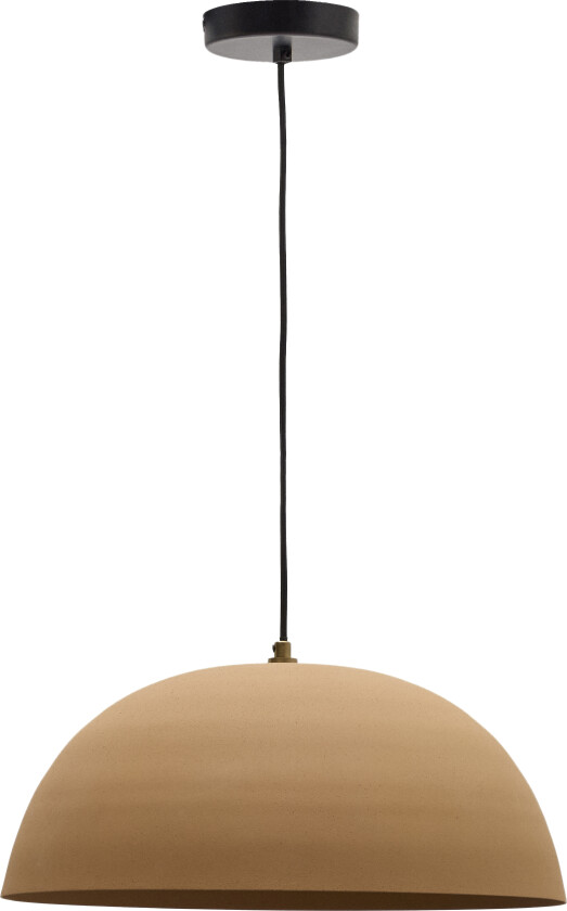 KAVE HOME Nibla taklampe i terrakotta-effekt metall Ø46cm