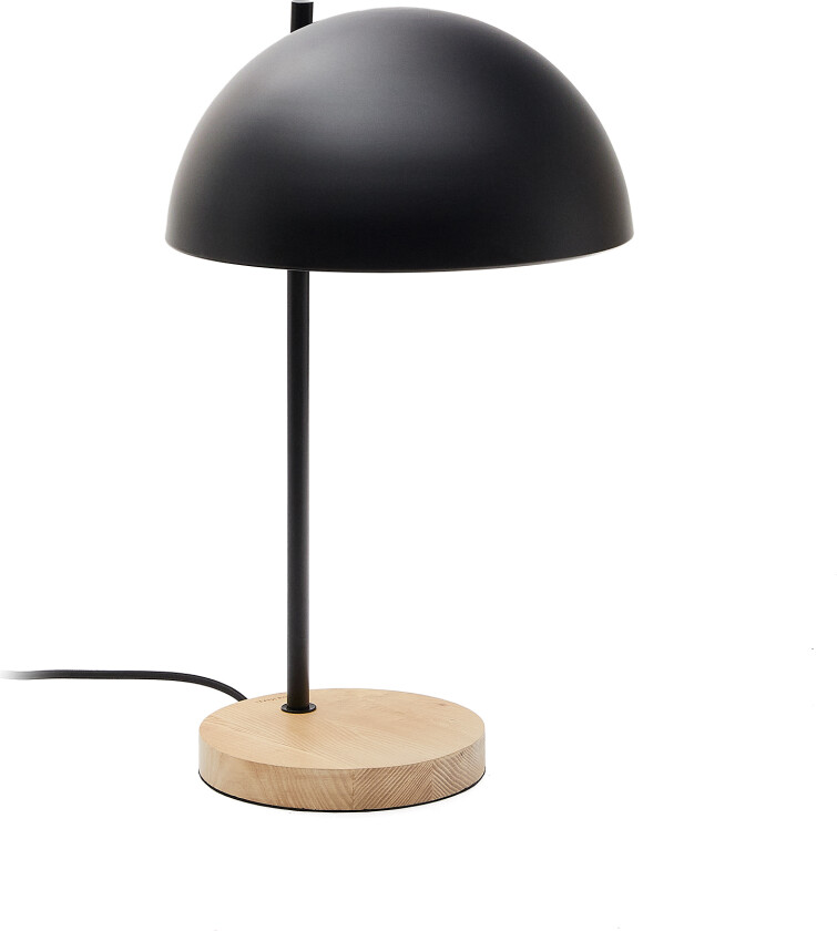 KAVE HOME Catlar bordlampe i asketre og metall i sortmalt utførelse