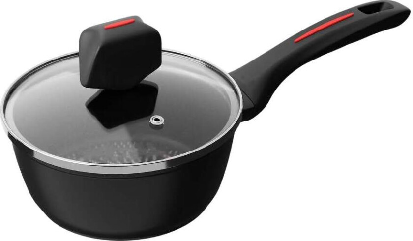RL-FSN18: 18 cm marmorbelagt gryte med lokk