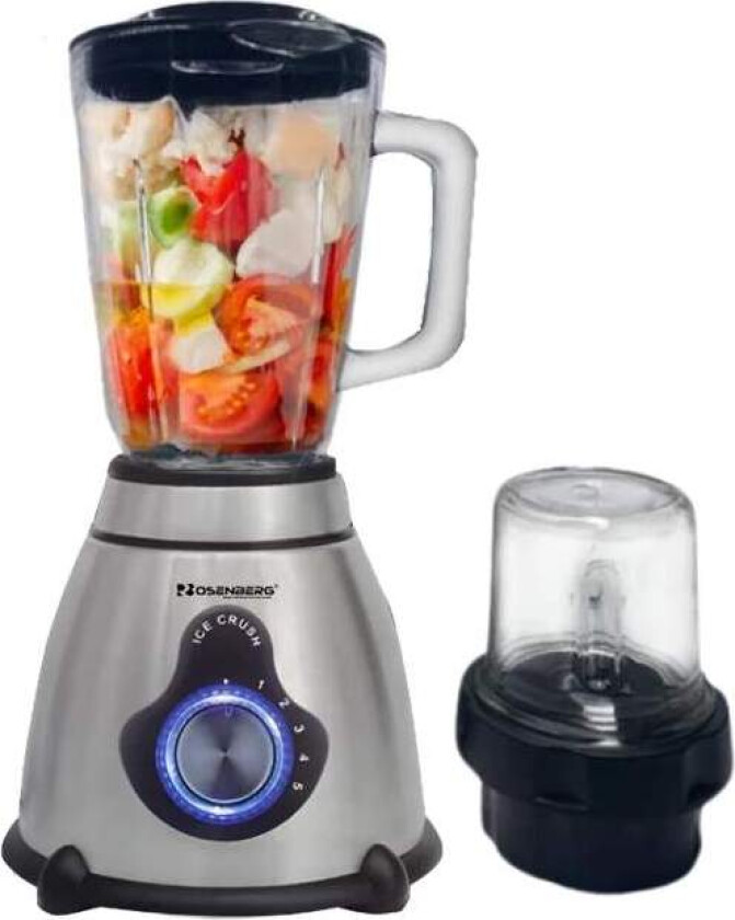 Rosenberg SW-1380: 2-i-1 elektrisk blender og kvern