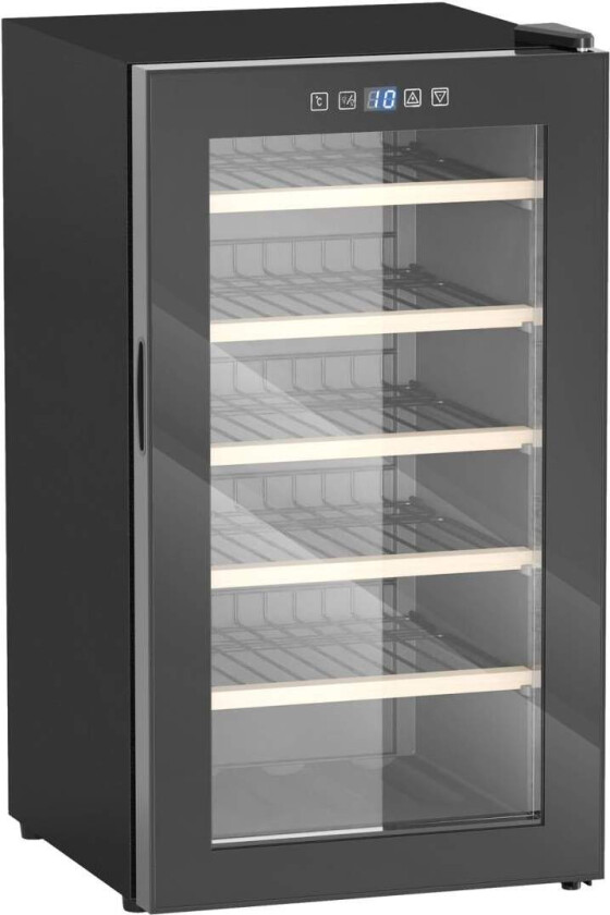 Vinkjøleskap 41 flasker 91L 5-20? Kompressor drikkekjøleskap med glassdør, LED-lysflaskekjøleskap med berøringsskjerm, lite vins