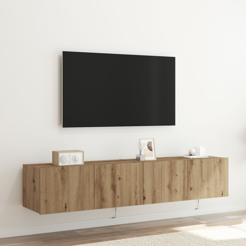 TV veggskap Artisan eik Konstruert tre 80 x 35 x 31 cm