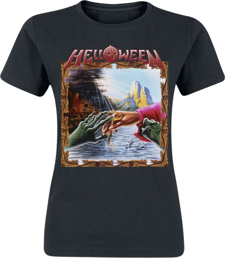 T-skjorte - Keeper Of The Seven Keys - S til XXL - Damer - svart