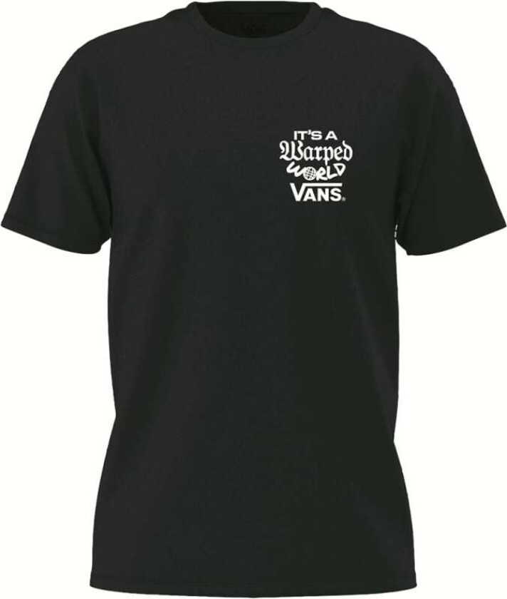 T-skjorte - Warped World - S til XXL - Herrer - svart