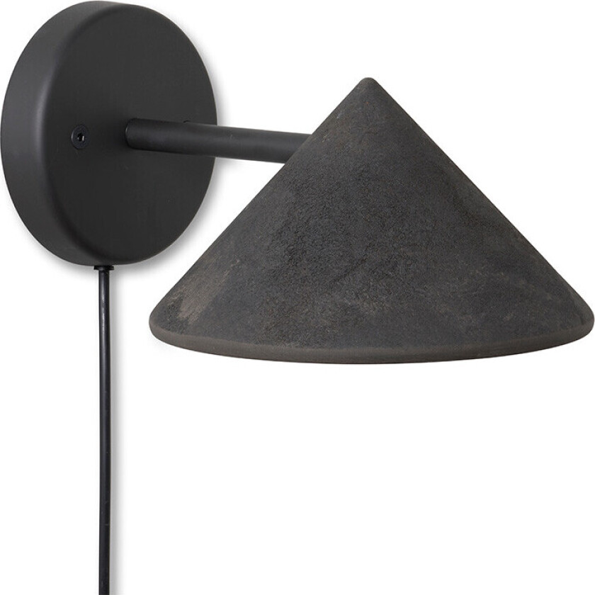 Terra Vegglampe Coffee Waste Black