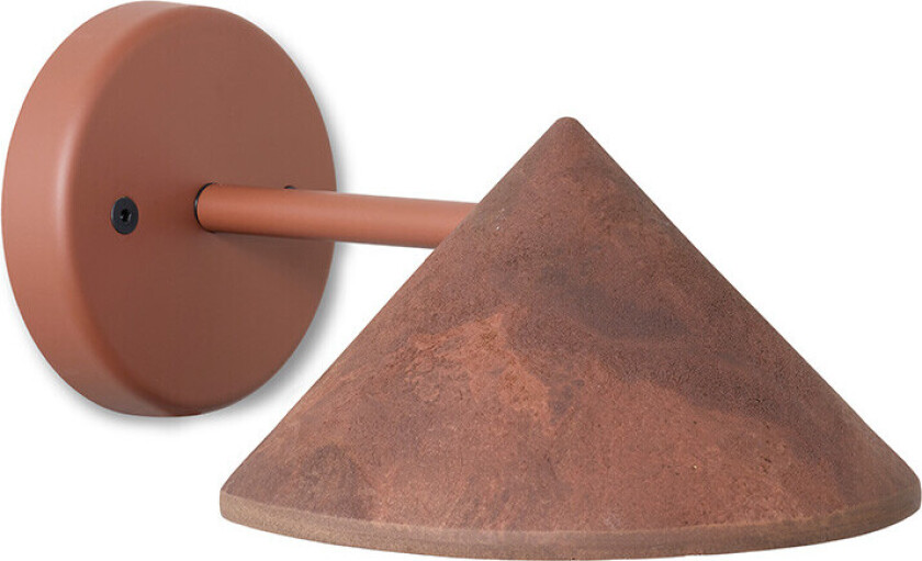 Terra Vegglampe HW Coffee Waste Rust Red