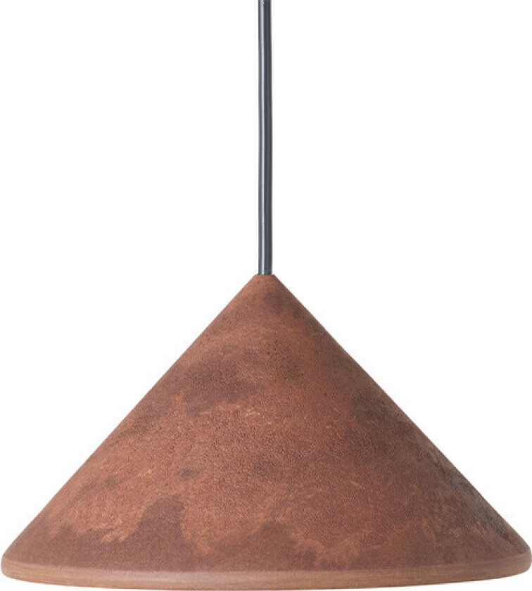 Terra Pendel Coffee Waste Rust Red