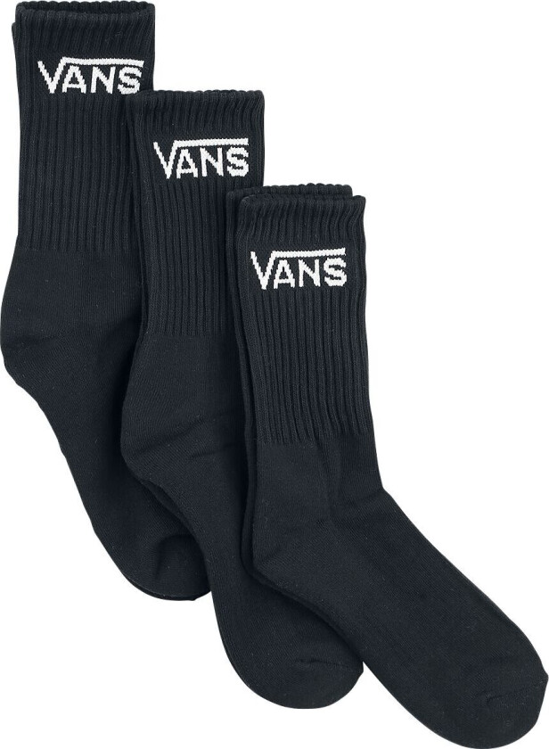 Sokker - Classic Crew (3-Pack) - EU38-42 til EU 43-47 - Unisex - svart