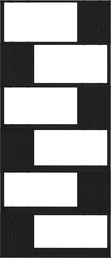 Tv-skap Svart eik Sponplate, Laminat Stor Utstillingshylle