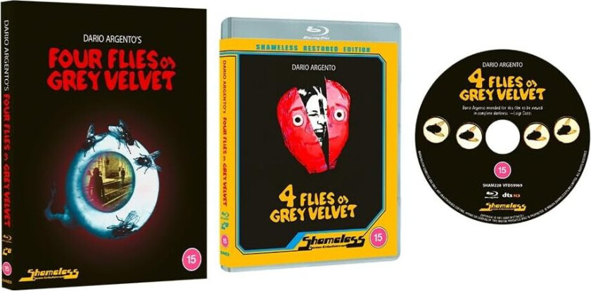 Four Flies On Grey Velvet (1971) / Fire fluer på grå fløyel Bluray