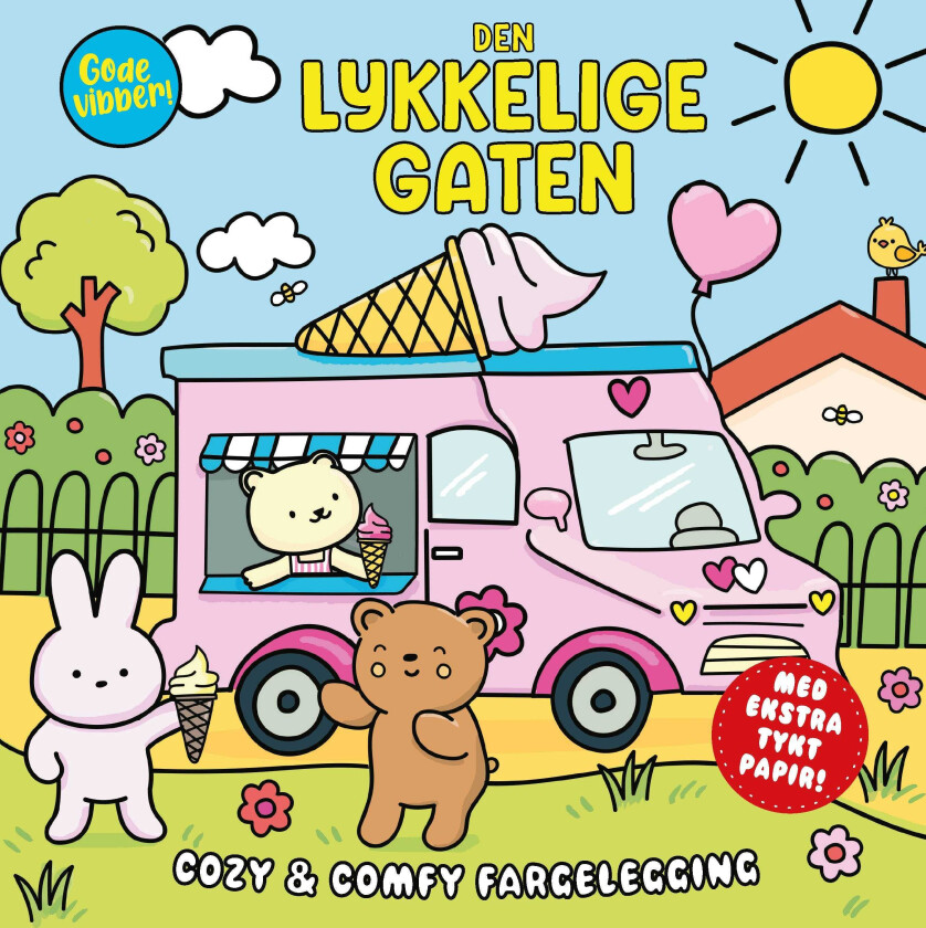 Den lykkelige gaten Cozy & Comfy fargelegging