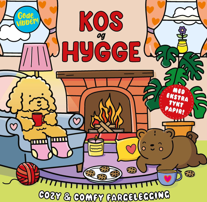 Kos og hygge Cozy & Comfy fargelegging
