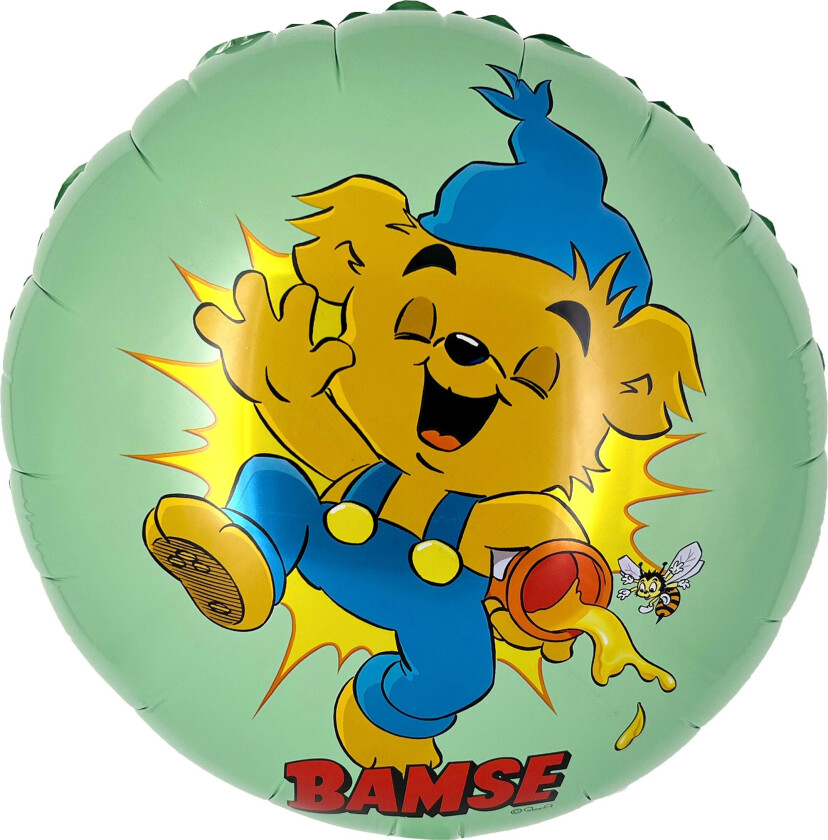 Folieballong Bamse Grønn