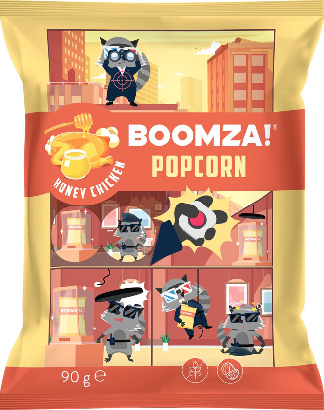 Bilde av Boomza Popcorn Honey Chicken - 90 gram