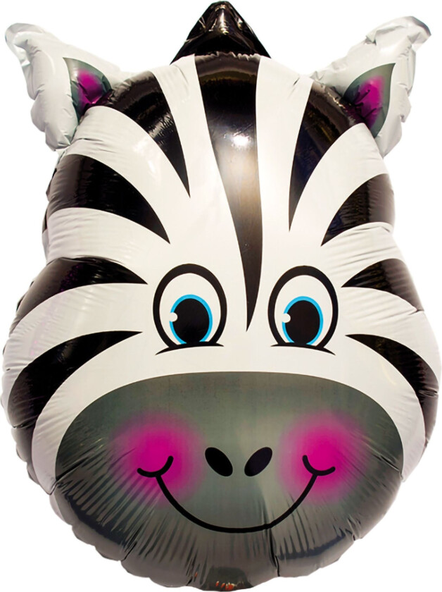 Folieballong Søt Zebra