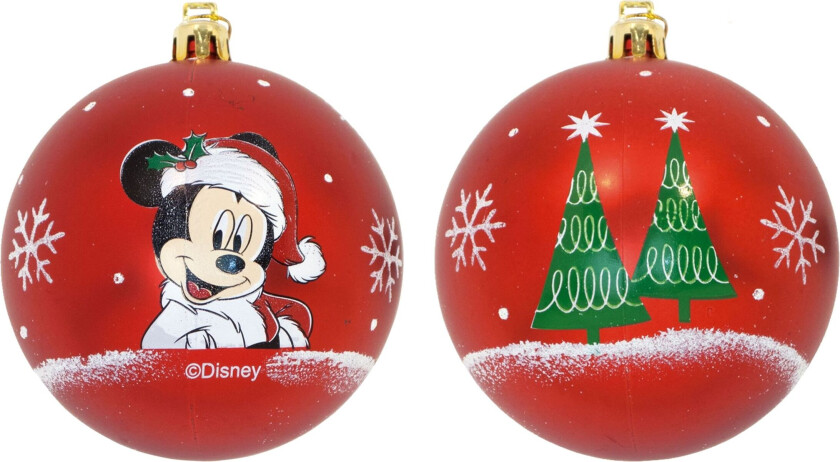 Julekuler Mikke Mus - 6-pakning