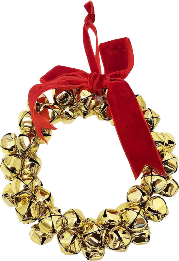 Bilde av Julekrans Bjeller Gull i Metall