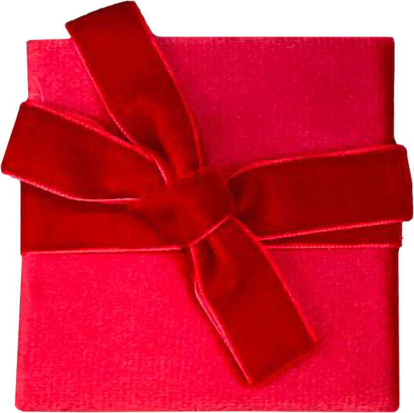 Rød Gaveeske i Fløyel