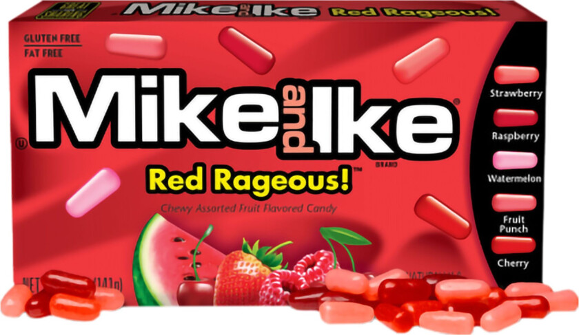Mike and Ike Red Rageous - 120 gram