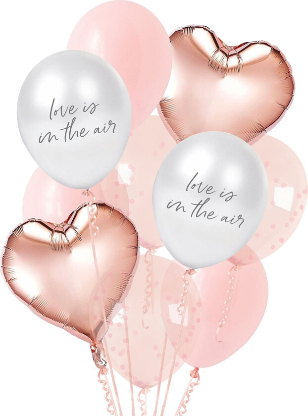 Ballongsett Love Is In the Air - 12-pakning