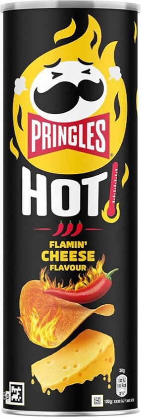 Pringles Hot Flamin Cheese Flavor - 160 g