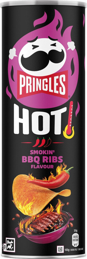Pringles Hot Smokin BBQ Ribs - 160 g