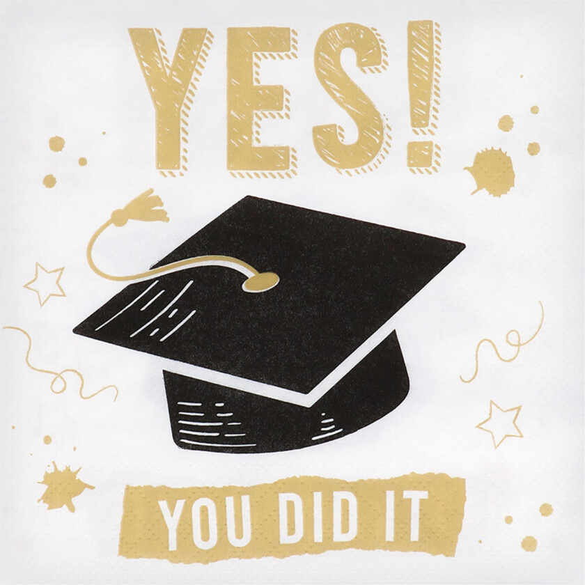 Servietter Yes You Did It - 20-pakning