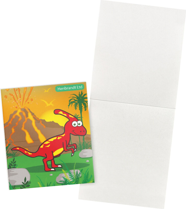 Notatbok Mini Dinosaurer - 1 stk.