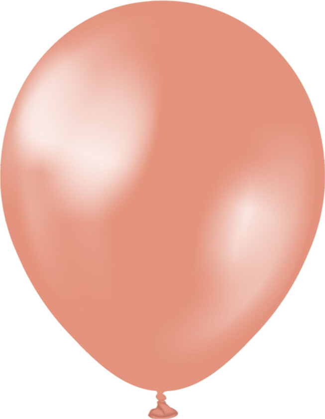 Lateksballonger Mini Roségull Metallic - 100-pakning