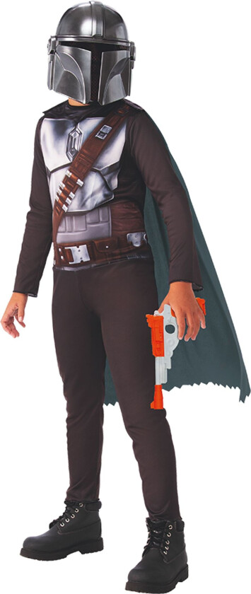 Star Wars Mandalorian Barn Karnevalskostyme - Medium