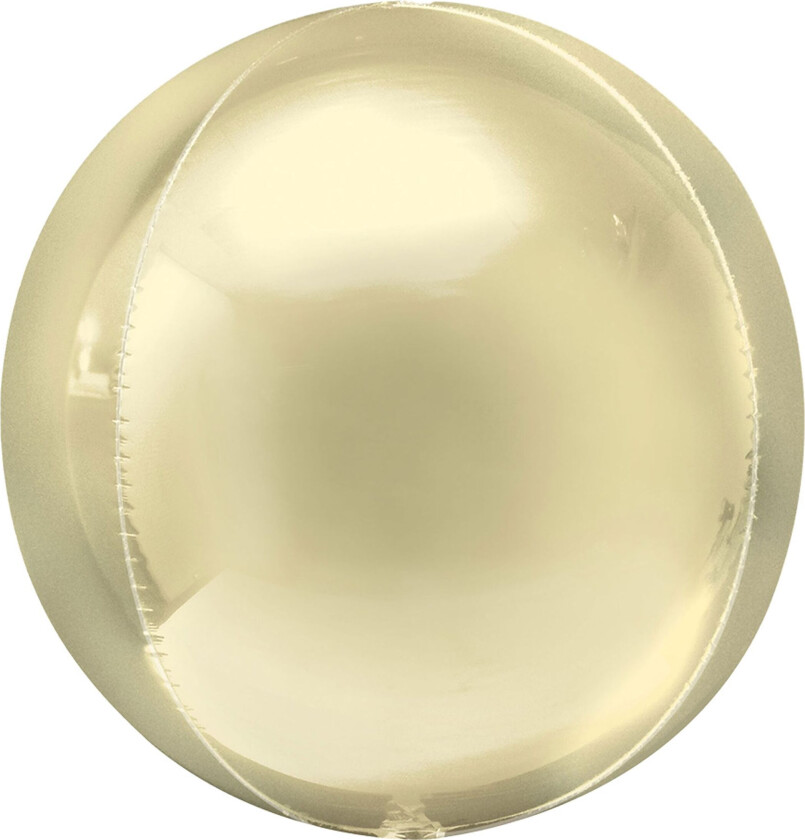 Folieballong Orbz Gul Pastell