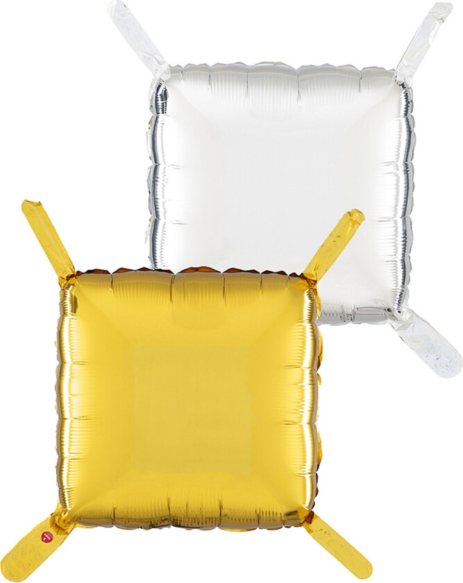 Puteballonger Gull/Sølv - 4-pakning