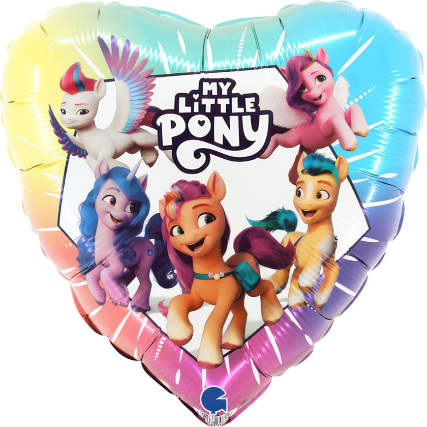 Folieballong Hjerte My Little Pony