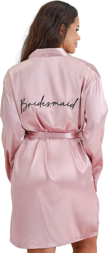 Morgenkåpe i Sateng Bridesmaid - One-size