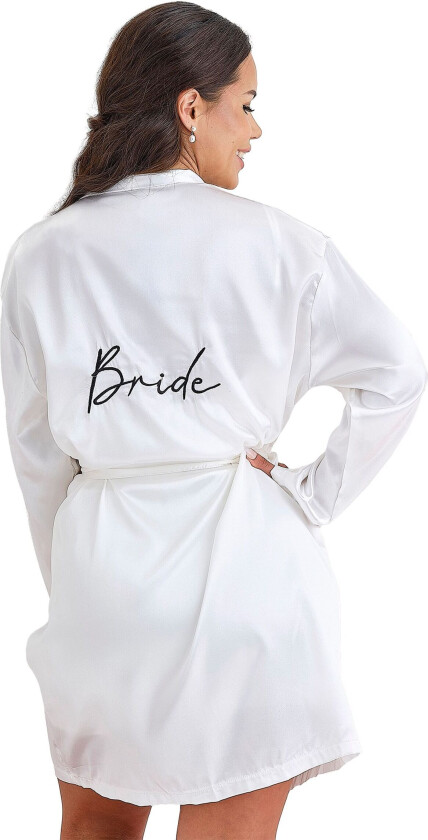 Morgenkåpe i Sateng Bride - One-size
