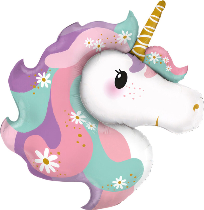 Folieballong Hippie Unicorn