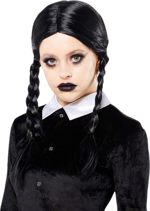 Familien Addams Wednesday Parykk - One-size