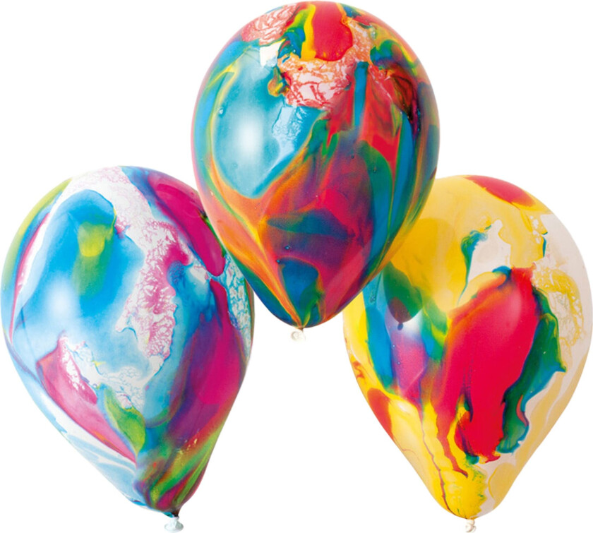 Ballonger Marmorert - 8-pakning
