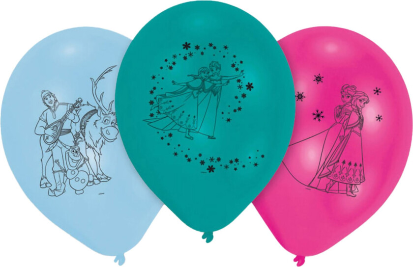 Ballonger Frost/Frozen - 10-pakning