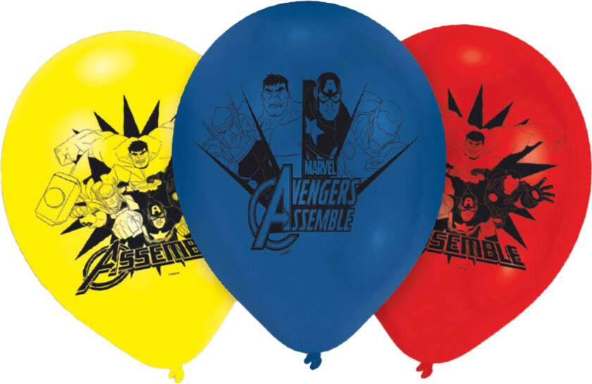 Ballonger Avengers - 6-pakning