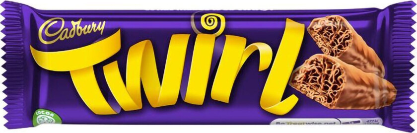 Cadbury Twirl Sjokolade - 43 g