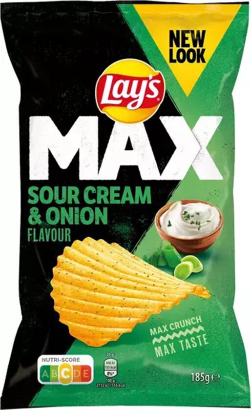 Lays Max Sourcream & Onion - 185 g