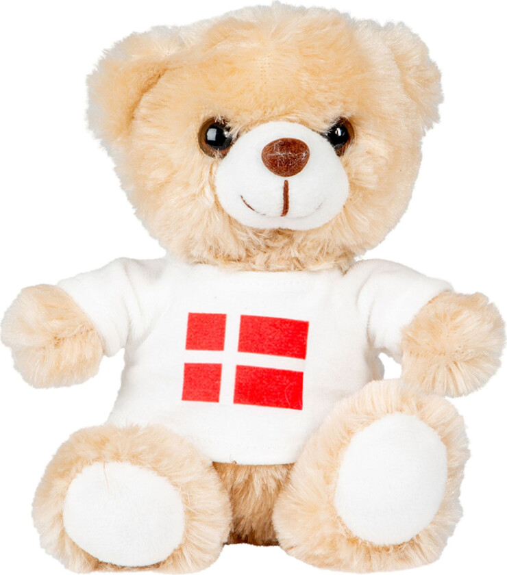 Kosebamse med Dansk Flagg