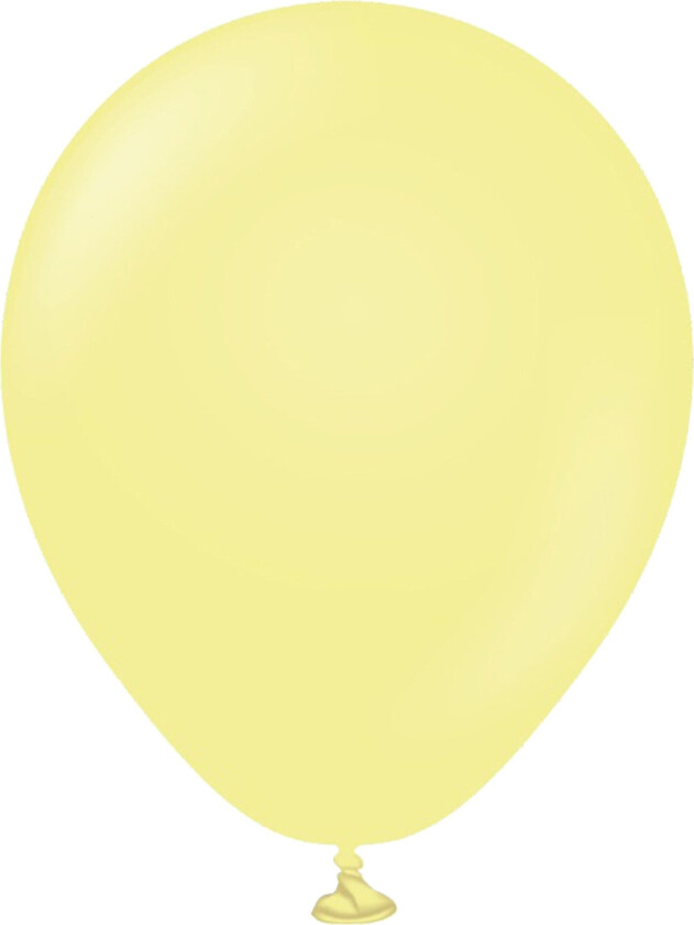 Lateksballonger Professional Mini Macaron Yellow - 100-pakning