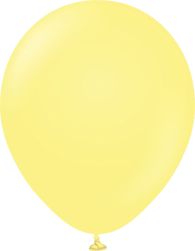 Lateksballonger Professional Store Macaron Yellow - 25-pakning