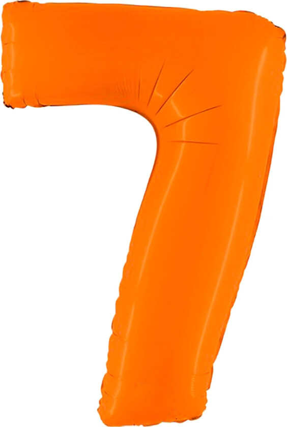 Ballongtall Matt Oransje - Tallet 7
