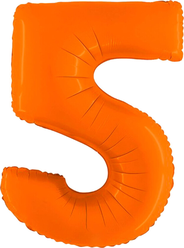 Ballongtall Matt Oransje - Tallet 5